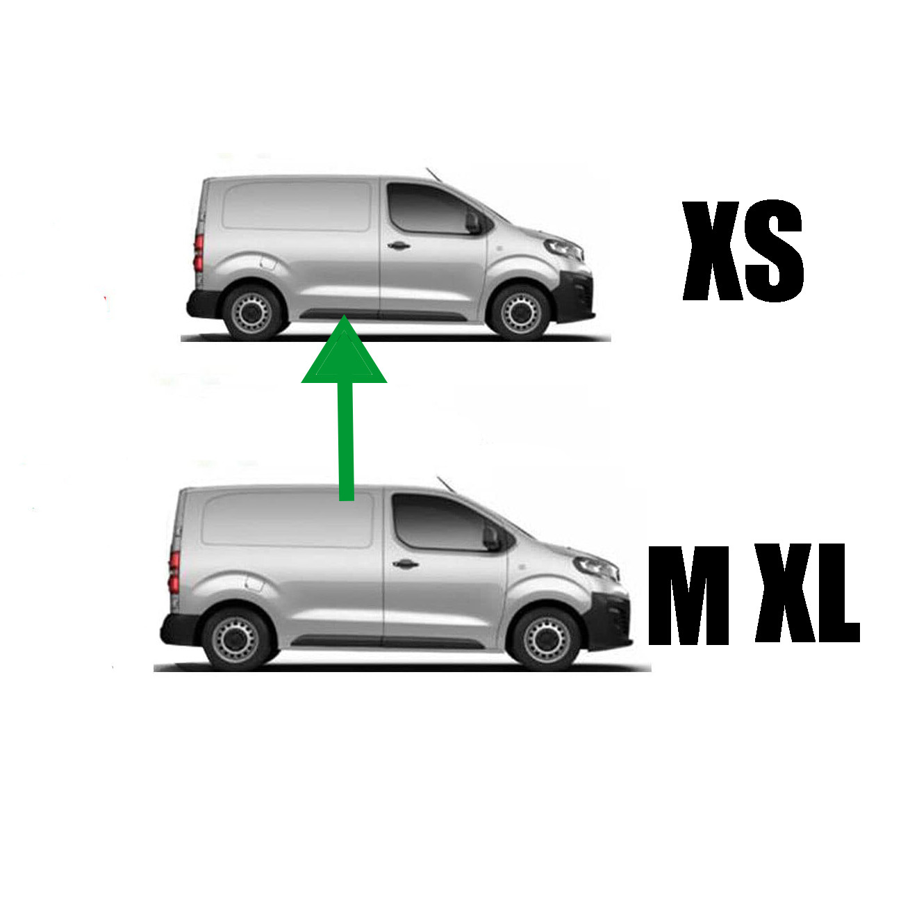 Moulure Arrière Droite Xs (9 Clips) Peugeot Expert Traveller Citroen Jumpy Spaceclass Fiat Scudo Ulysse Opel Vivaro Zafira Toyota Proace Verso