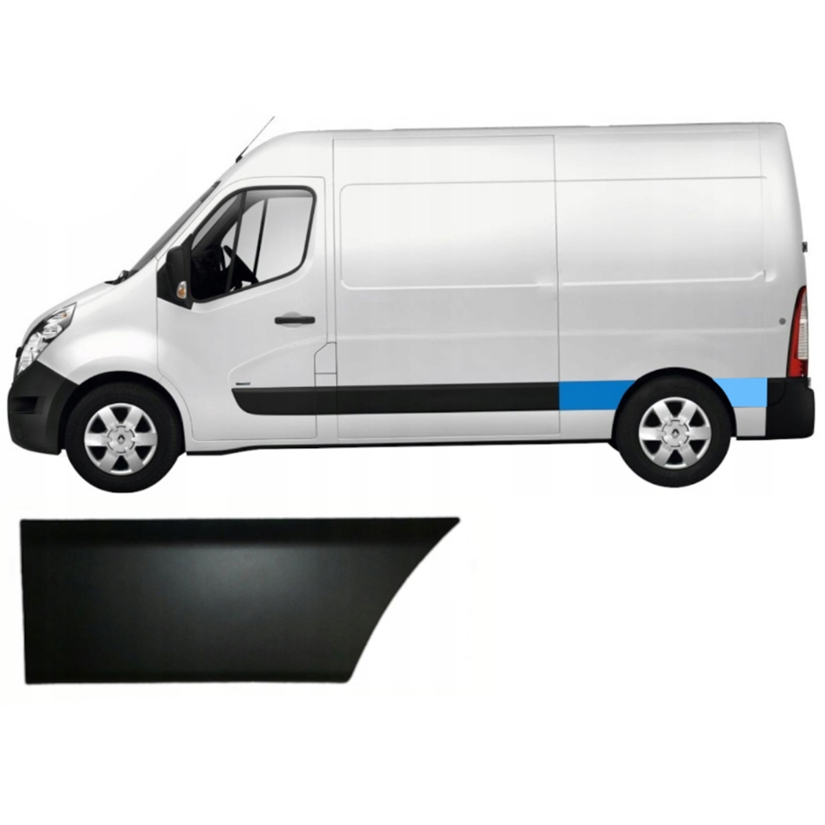 Renault Master 10+ L/Gauche Moulure Rm3 L4