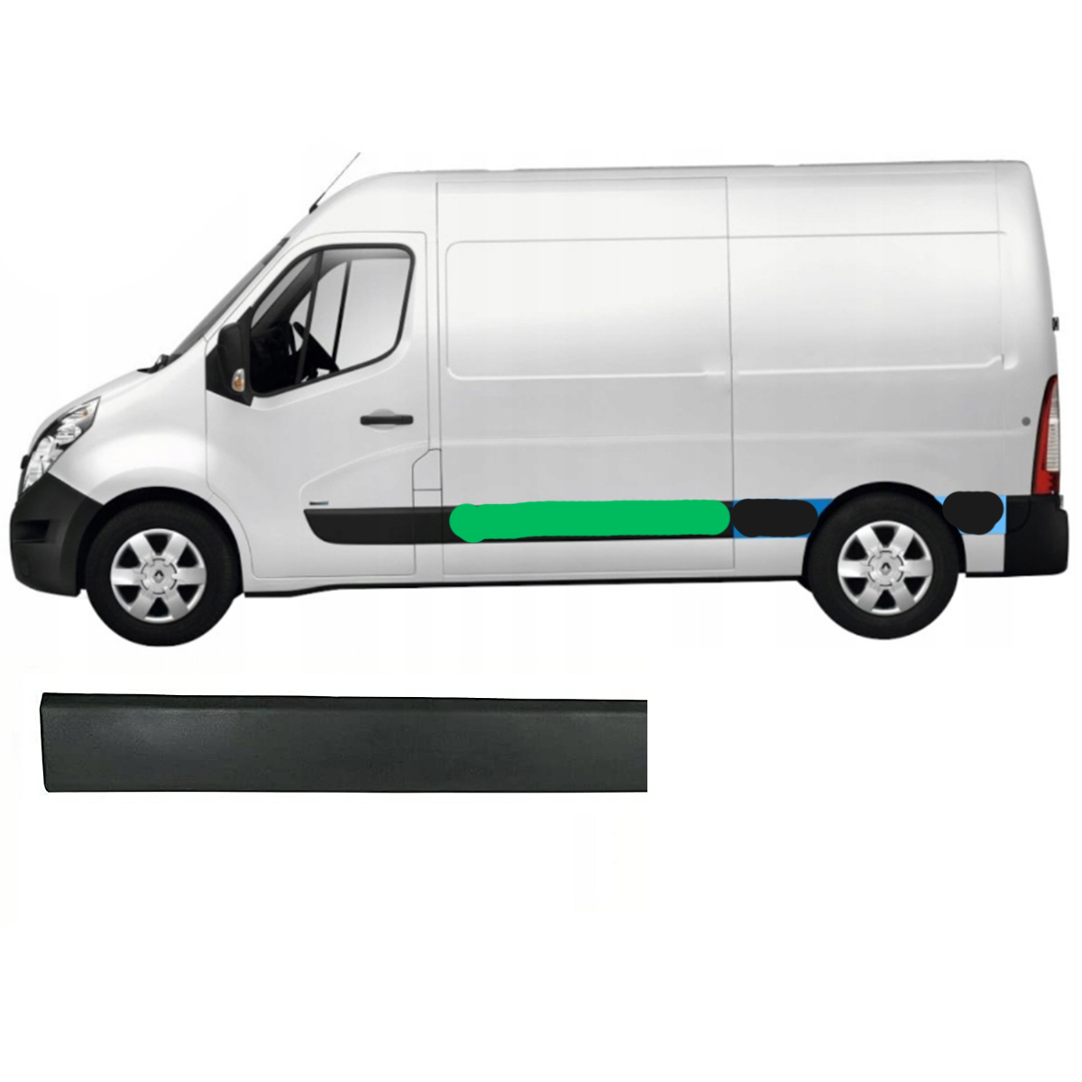 Renault Master 10+ L/Gauche Grd Moulure Rm3 L3