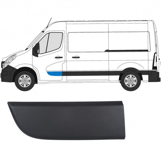 Moulure Avant Conducteur Gauche Rm3 L1 Renault Master Iii 2010 