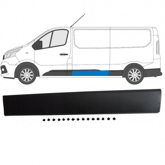 Baguette/Moulure Panneau Latéral Gauche Renault Trafic Iii 2014 