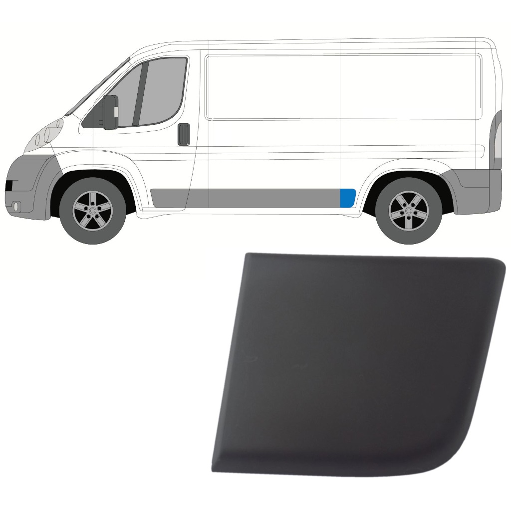 Moulure Arrière L2 Gauche Fiat Ducato Peugeot Boxer Citroen Jumper 2006+